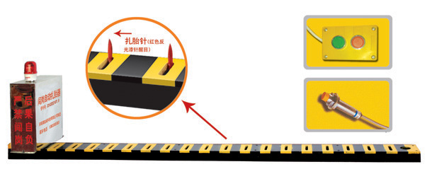 睢宁县V3嵌入式闯岗自动扎胎器/阻车器